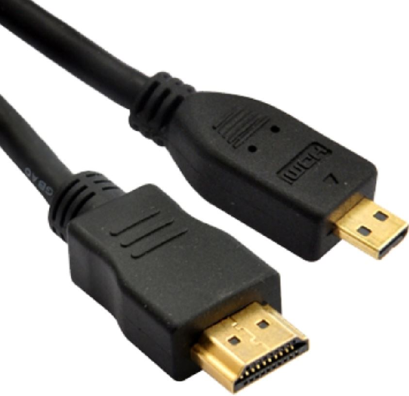 Astrotek HDMI to Micro HDMI Cable 3m - 1.4v 19 pins A Male to D Male 34AWG  OD4. image 0