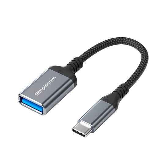 Simplecom CA131 USB-C Male to USB-A Female USB 3.0 OTG Adapter Cable image 0