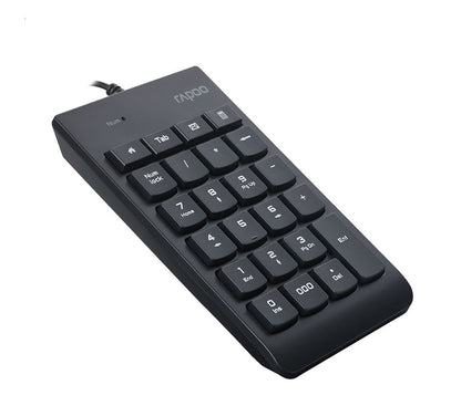 RAPOO K10 Wired Numeric NumberPad Keyboard -  Spill Resistant Design, Laser Carv image 3