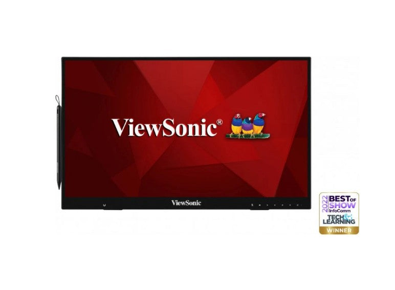 ViewSonic 24' ID2465 Touch Monitor with MPP 2.0 Active Pen, 10 Point Touch, Teac image 0