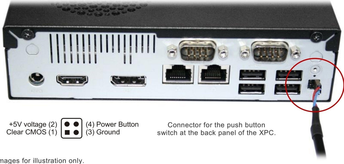 Shuttle Cable for external push button switch image 1