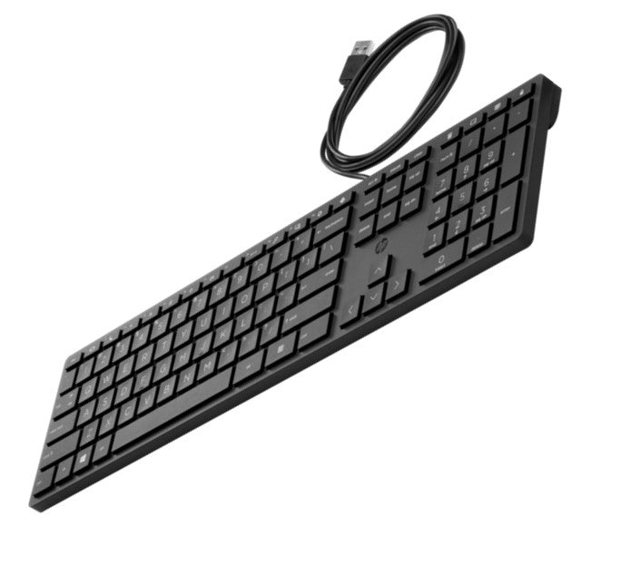 HP Wired 320K Full-Sized Keyboard - Compatible with Windows 10, Desktop PC, Lapt image 2