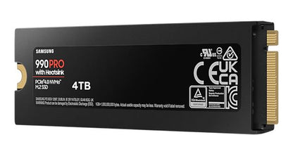 Samsung 990 Pro 4TB with Heatsink Gen4 NVMe SSD 7450MB/s 6900MB/s R/W 1600K/1550 image 3