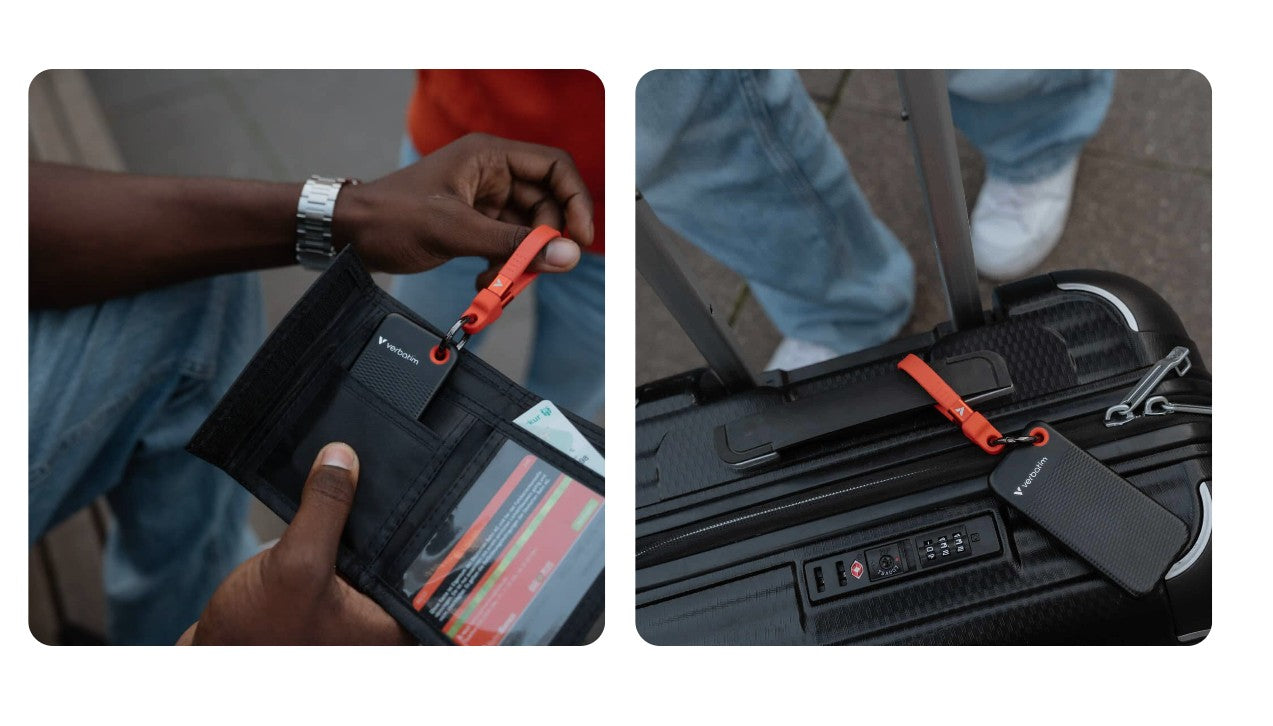 Verbatim 1TB Pocket SSD USB 3.2 Gen 2 1TB Black Red Convenient Keyring cable hol image 0