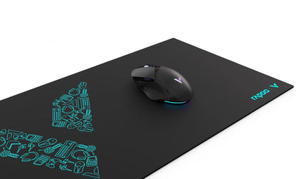 RAPOO V1L Mouse Pad - Extra Large Mouse Mat, Anti-Skid Bottom Design, Dirt-Resis image 0