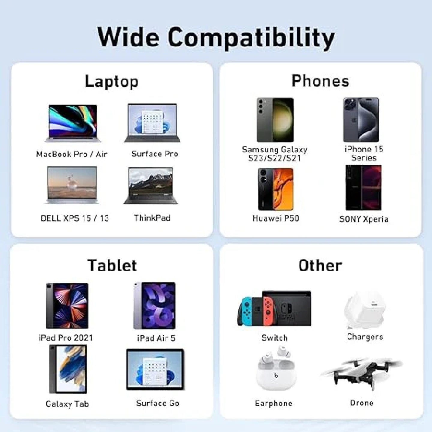 Pisen BoostUp Braided USB-C to USB-C (3.2 Gen2) Charge & Video (8K@64HZ) Cable ( image 3