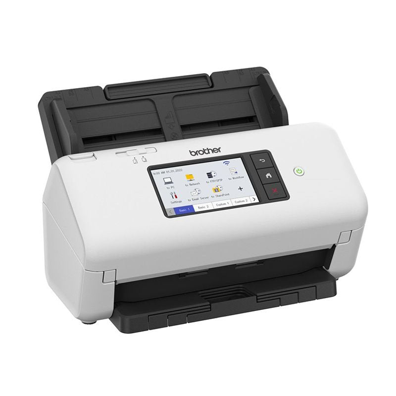 Brother ADS-4700W Advanced Document Scanner (40ppm), Network Scanner with 10.9cm image 0