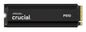 Crucial P510 2TB Gen5 2280 NVMe M.2 SSD w Heatsink 10,000 / 8,700 MB/s R/W 1200T image 0