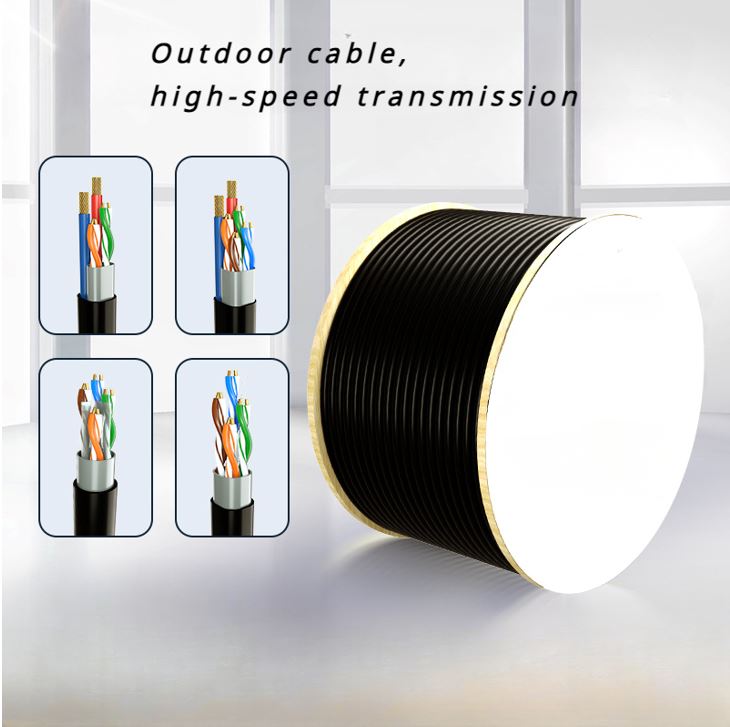 8Ware 350m CAT6A Ethernet Outdoor Underground Shielded External LAN Cable Reel B image 2