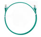 8ware CAT6 Ultra Thin Slim Cable 1m / 100cm - Green Color Premium RJ45 Ethernet image 0