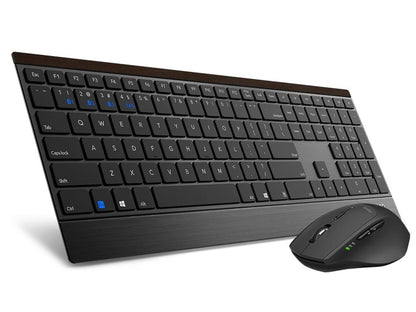 RAPOO 9500M Bluetooth & 2.4G Wireless Keyboard Mouse Combo Black- Multi-Device c image 3
