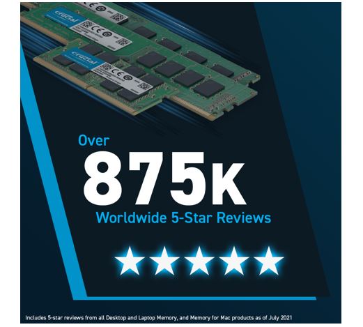 Crucial 8GB (1x8GB) DDR5 SODIMM 5600MHz C46 1.1V Laptop Laptop Memory image 2