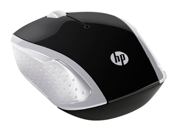 HP Wireless Mouse 200 (Black/Silver, 2HU84AA) image 1
