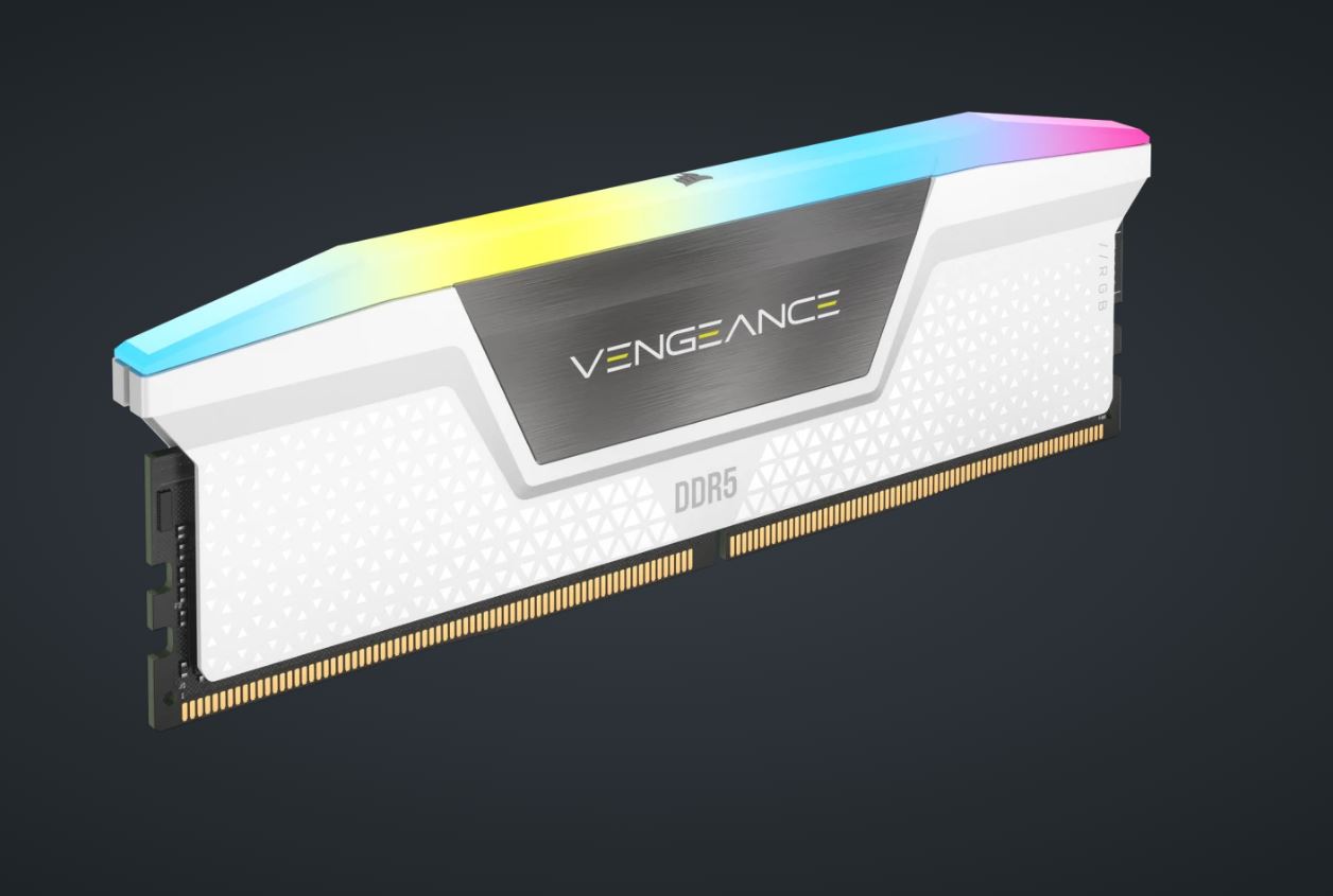 Corsair Vengeance RGB 32GB (2x 16GB) DDR5 6000MHz C36 Desktop Memory Attain top image 1