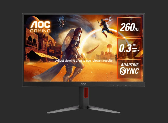 AOC 27' 260Hz 2560 × 1440 (QHD) 0.3ms Fast IPS HDMI2.0 × 1 DisplayPort1.4 × 1 image 0