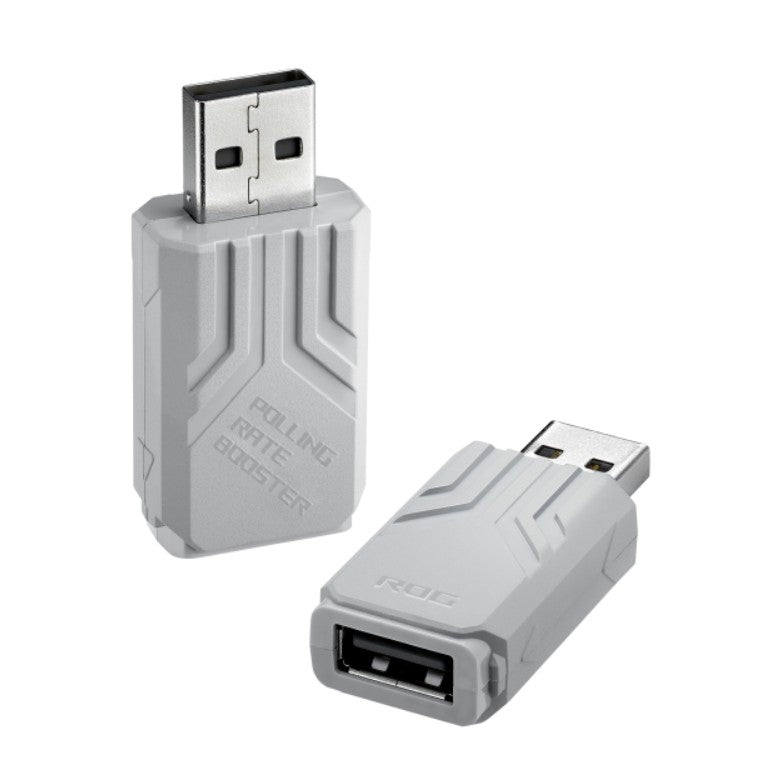 ASUS ROG Polling Rate Booster White, up to true 8000 Hz wireless polling rates w image 0