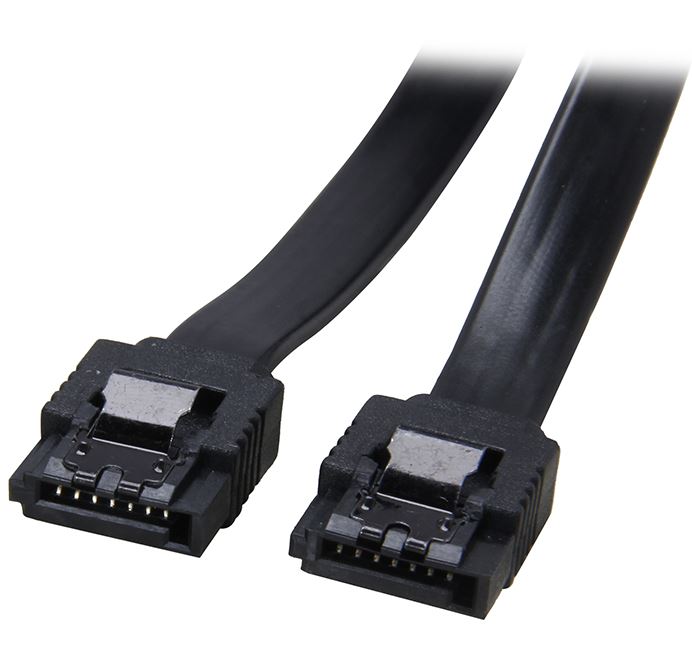 Astrotek SATA 3.0 Data Cable 30cm 7 pins Straight to 7 pins Straight with Latch image 0