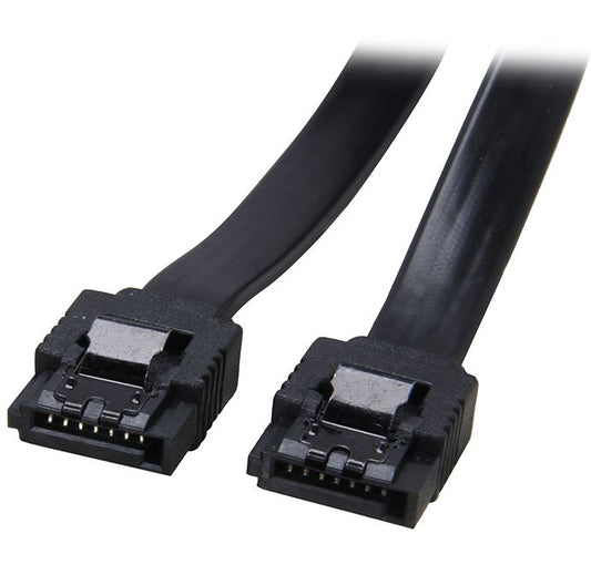 Astrotek SATA 3.0 Data Cable 30cm 7 pins Straight to 7 pins Straight with Latch image 0