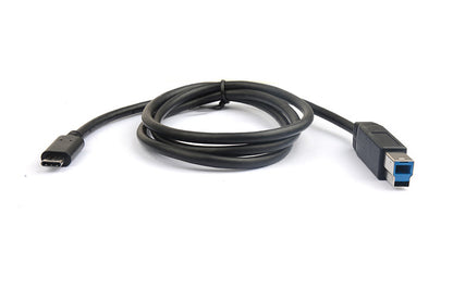 8Ware USB-C to USB-B Cable 1m Type-C to B Male to Male Black 10Gbps image 2