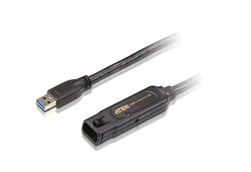 Aten USB 3.1 Gen 1 10m Extender Cable with AC Adapter, support 5 Gbps data-rate, image 0