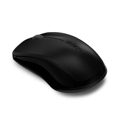 RAPOO 1620 2.4G Wireless Mouse Black, 1000 DPI, Long Battery. Retail Pack image 1