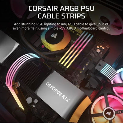 Corsair ARGB PSU Cable Strips image 2