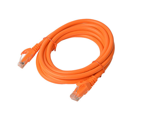 8Ware CAT6A Cable 3m - Orange Color RJ45 Ethernet Network LAN UTP Patch Cord Sna image 0