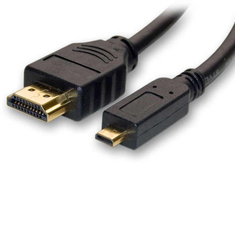 8Ware Micro HDMI to High Speed HDMI Cable 1.5m with Ethernet Male to Male image 0