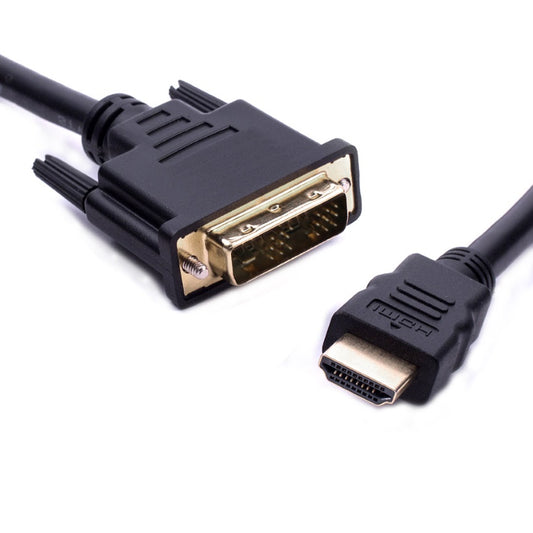 8ware 2m HDMI to DVI-D Adapter Converter Cable - Male to Male 30AWG Gold Plated image 0
