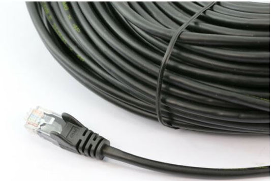 8Ware CAT6A Cable 30m - Black Color RJ45 Ethernet Network LAN UTP Patch Cord Sna image 0