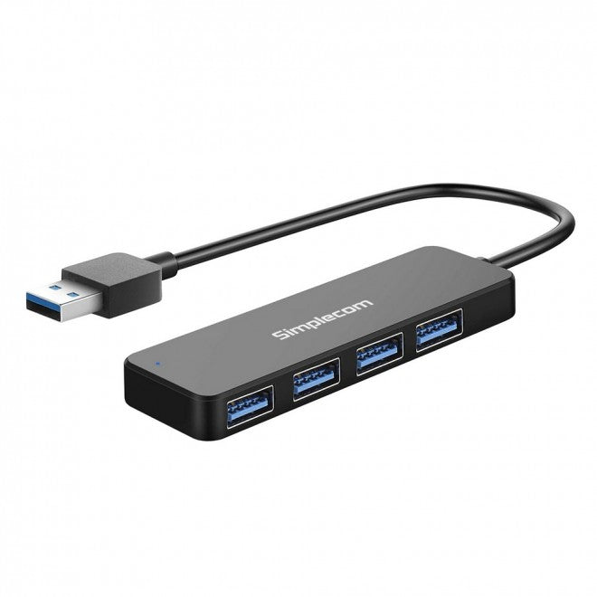 Simplecom CH342 USB 3.0 (USB 3.2 Gen 1) SuperSpeed 4 Port Hub for PC Laptop image 0