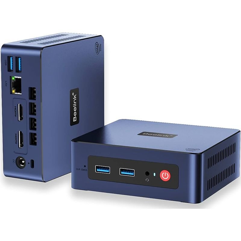 BeeLink MINIS-N5095 Mini PC, Celeron N5095 2.0/2.9Ghz, 8GB, 256GB SSD, LAN/WFI/B image 0