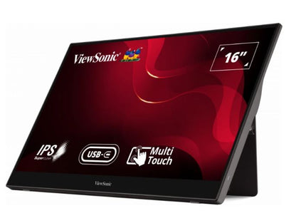 ViewSonic 16'  TD1655 Touchscreen FHD IPS , 2x Type-C (Power in with Video & Dat image 2