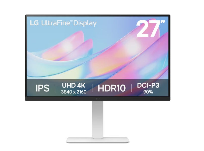 LG 27' UHD 4k 3840×2160 (16:9) IPS display HDR10 Height Adjustable, 3 side Bord image 0