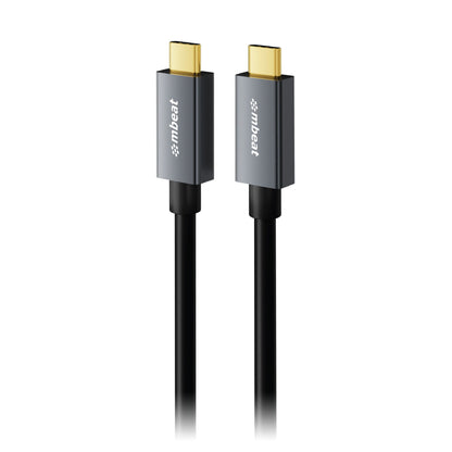 mbeat Tough Link 1m USB 4.0 USB-C Cable - Space Grey Video Resolution: Maximum 8 image 0