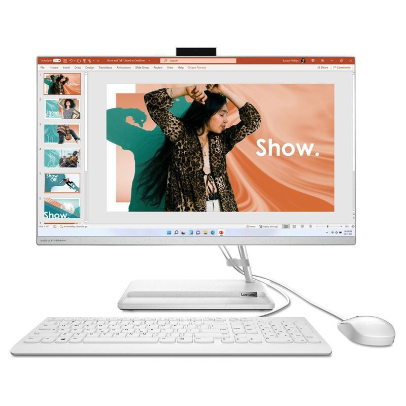 Lenovo IdeaCentre AIO 3,Core i5-12450H (up to 4.4Ghz),8GB,512GB SSD,27" FHD IPS, image 0