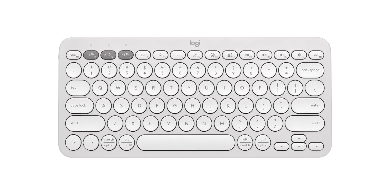 Logitech PEBBLE KEYS 2 K380S Slim, minimalist Bluetooth® Wireless Keyboard with image 0