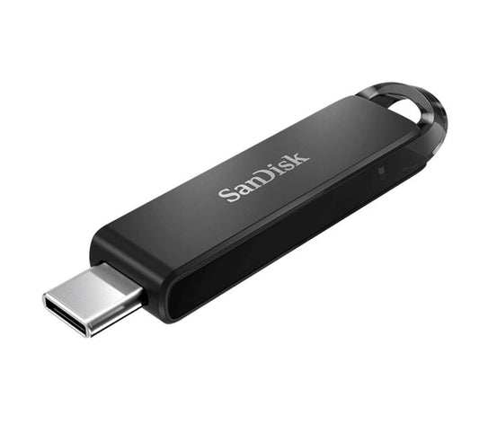 SanDisk Ultra USB Type-C Flash Drive, CZ460 64GB, USB Type C 3.1, Black, Super-t image 0