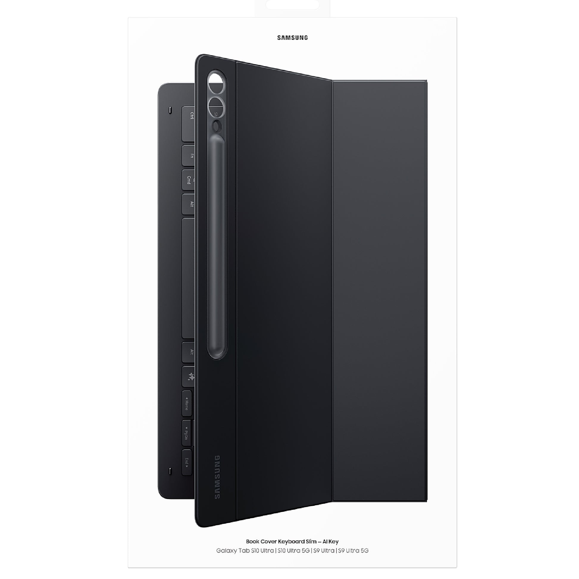 Samsung Galaxy Tab S10+ / Tab S9+ / Tab S9 FE+ Book Cover Keyboard Slim Black - image 3