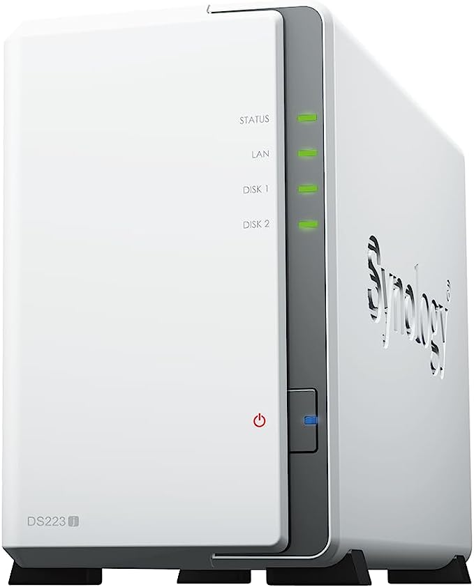 Synology DiskStation DS223J 2-Bay 3.5' SATA HDD/ 2.5' SATA SSD/  4-core 1.7 GHz image 0