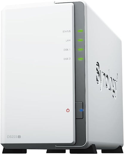 Synology DiskStation DS223J 2-Bay 3.5' SATA HDD/ 2.5' SATA SSD/  4-core 1.7 GHz image 0