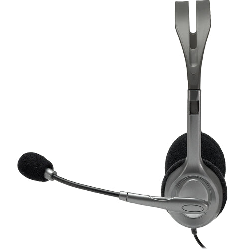 Logitech H110 Stereo Headset Over-the-head Headphones 3.5mm Versatile Adjustable image 1
