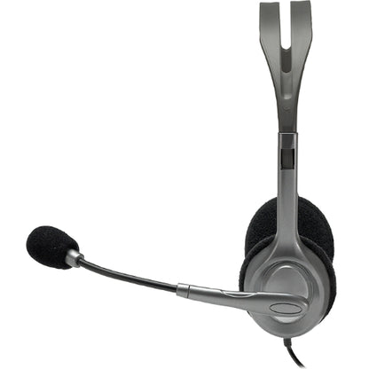 Logitech H110 Stereo Headset Over-the-head Headphones 3.5mm Versatile Adjustable image 1