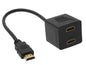 Astrotek HDMI Splitter Cable 15cm - v1.4 Male to 2x Female Amplifier Duplicator image 0