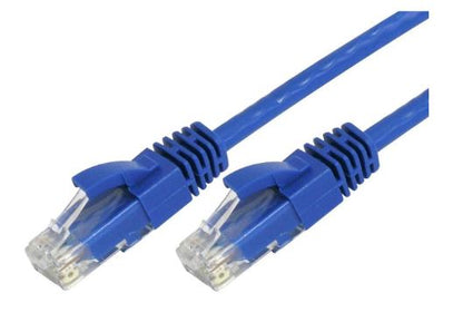 8ware CAT6 Thin Cable 1.5m / 150cm - Blue Color Premium RJ45 Ethernet Network LA image 1