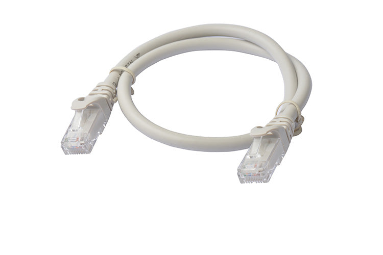 8Ware CAT6A Cable 0.5m (50cm) - Grey Color RJ45 Ethernet Network LAN UTP Patch C image 0