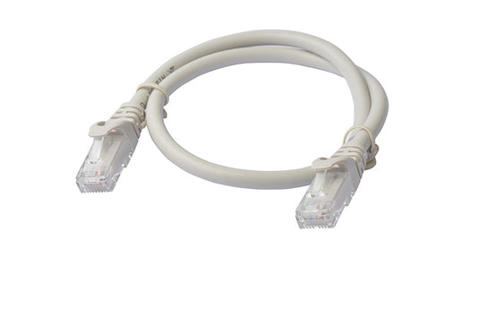 8Ware CAT6A Cable 0.5m (50cm) - Grey Color RJ45 Ethernet Network LAN UTP Patch C image 0