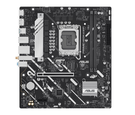 ASUS PRIME H810M-A WIFI-CSM Micro-ATX Motherboard Up to 128GB DDR5 (2x Slots), 1 image 0