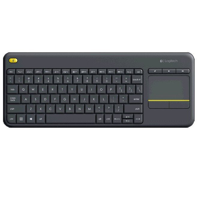 Logitech 920-007165 K400 Plus Wireless Touch Keyboard - Black (920-007119) image 0
