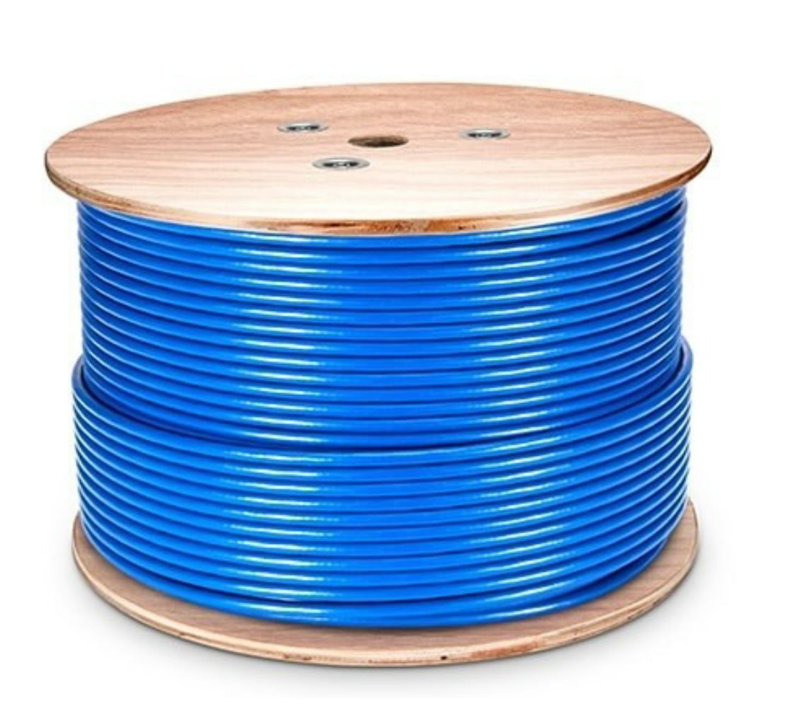Astrotek CAT6 FTP Cable 305m Roll - Blue Full 0.55mm Copper Solid Wire Ethernet image 0